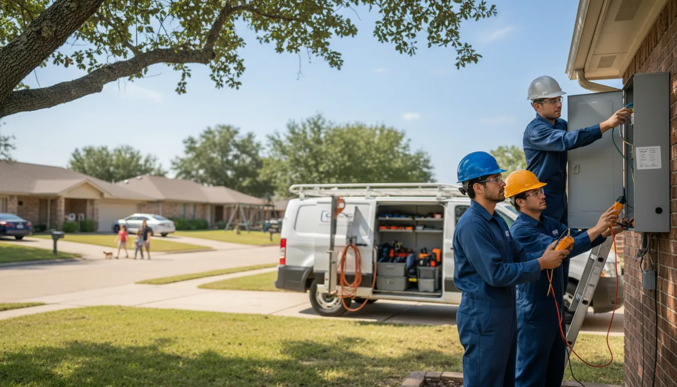 Certified electrician providing emergency electrical services in Tylertown, MS
